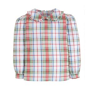 Little English plaid blouse